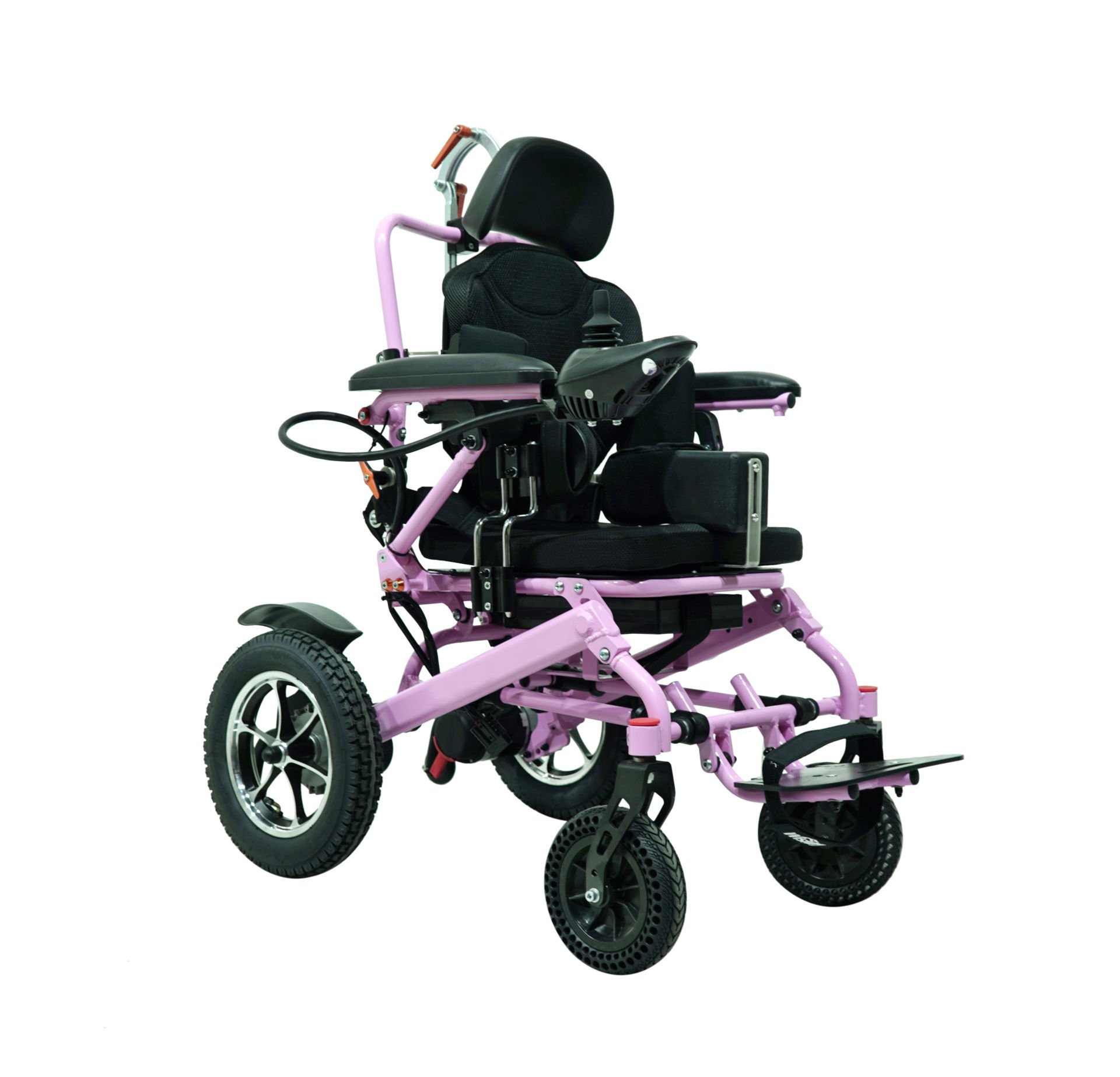 S458 Çocuk Akülü Tekerlekli Sandalye Mavi | Katlanabilir Pediatrik Elektrikli Hasta ve Engelli Çocuk Tekerlekli Sandalyesi | Medikal Birlik