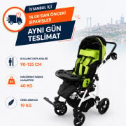 P990 Buggy Engelli Bebek Puseti | 90-135 cm Kullanıcı Boyuna Uygun, 40 kg Taşıma Kapasiteli Tilt Özellikli Model