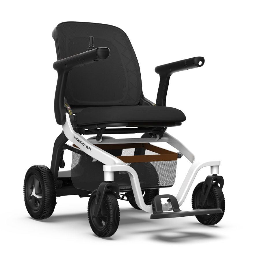 Robooter E40-20 Katlanabilir Akülü Tekerlekli Sandalye | 20Ah Lityum Akü, 25 Km Menzil, 2x250W Motor | Medikal Birlik