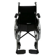 P120 Refakatçi Frenli Manuel Tekerlekli Sandalye | 35 cm Oturma Genişliğine Sahip Güvenli ve Pratik Model