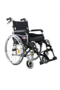 P957 Alüminyum Hafif Hasta Engelli Refakatçi Tekerlekli Sandalye 50 Cm