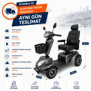 P403 Akülü Engelli Aracı | 180 kg 4 Tekerlekli Scooter