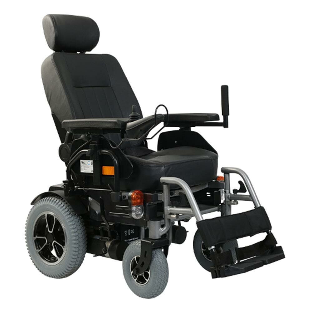 S220 Multi Fonksiyonel Akülü Tekerlekli Sandalye | Çift Motorlu Yatarlı Kaptan Koltuklu Elektrikli Hasta ve Engelli Sandalyesi | Medikal Birlik
