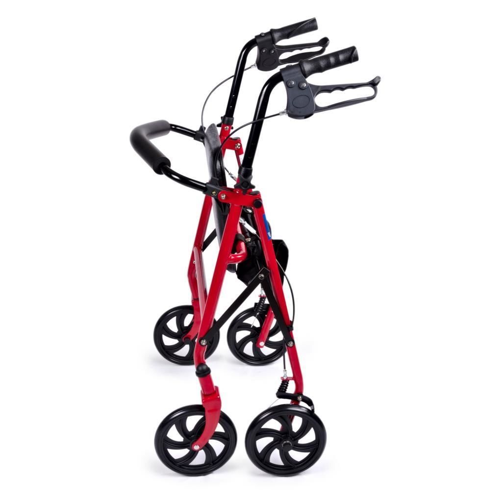 POYLİN Rolatör oturaklı Yürüteç bez sepetli frenli