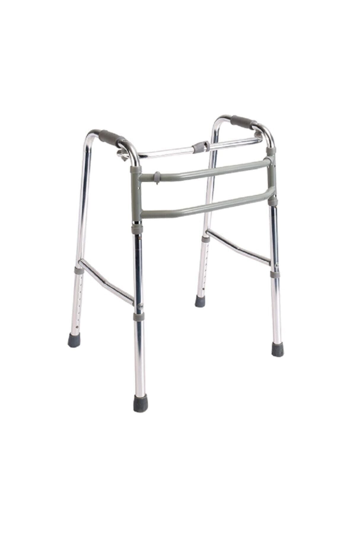 p550 Walker Yürüteç Hasta Yaşlı Yürüme Desteği Baston Tutamak Destek Beyaz