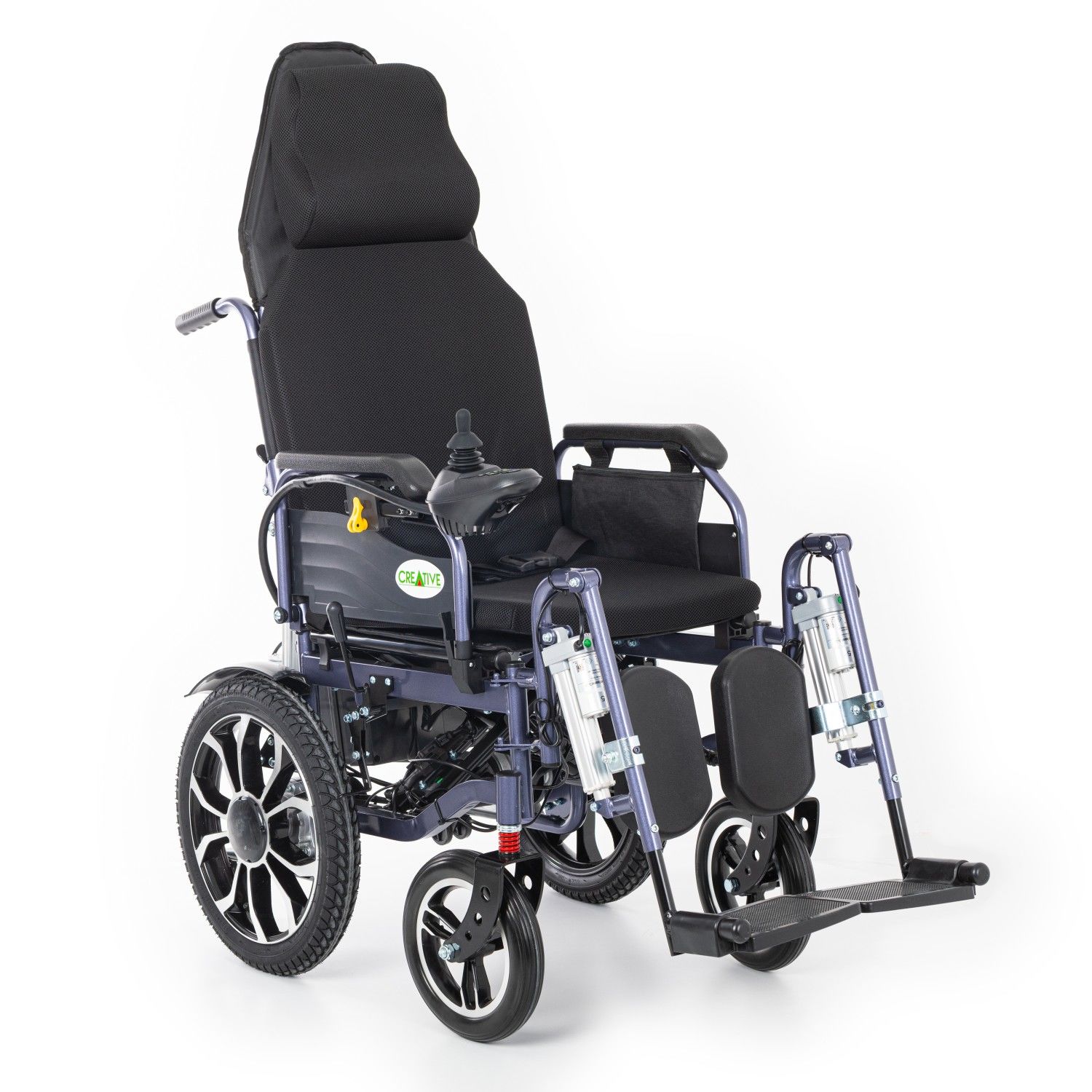 Creative CR-8012 Akülü Tekerlekli Sandalye Özellikli Motorlu Sırt Yatar ve Motorlu Ayak Kalkar