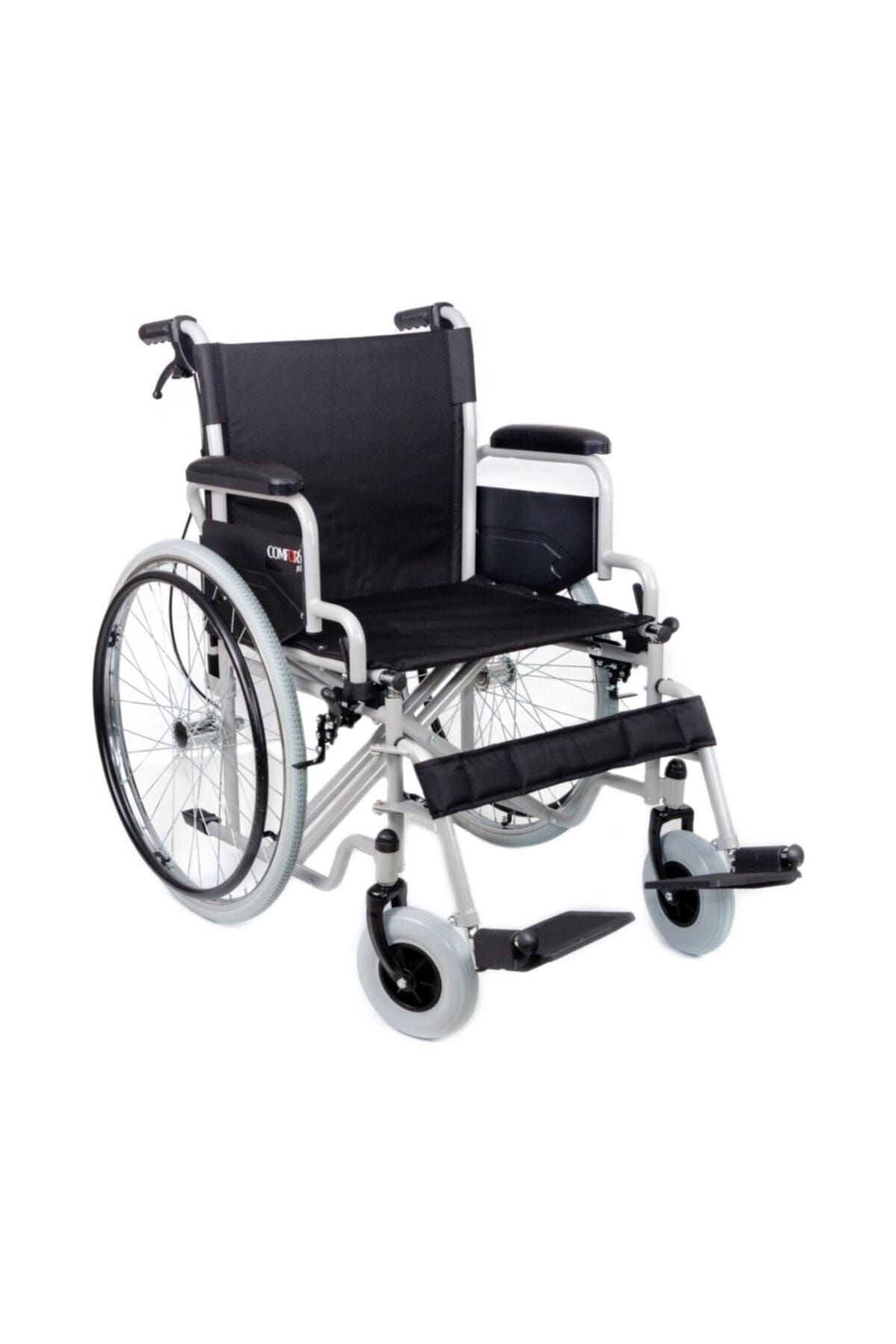 DM-312 Centro 45 cm Özellikli Tekerlekli Sandalye | Katlanabilir Manuel Refakatçi Frenli Sandalye
