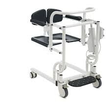 Elektrikli Klozetli Transfer Tekerlekli Sandalye - TM-H-8049 HASTA TAŞIMA VİNÇ Hasta kaldırma lifti Motorlu Kaldırma-İndirme, Demonte Tasarım, Şarjlı Batarya, WC-Banyo Uyumlu