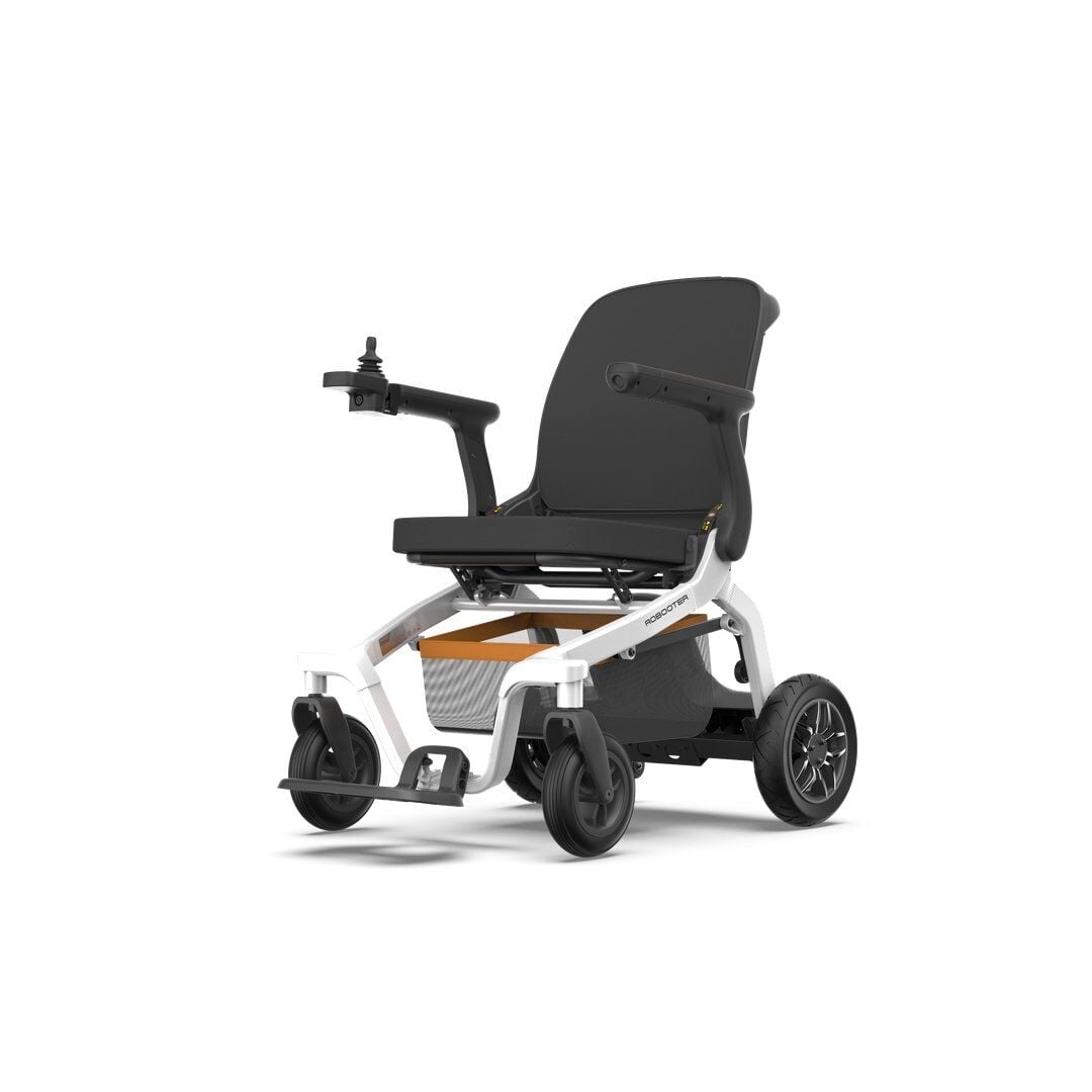 Robooter E40S-10 Akülü Tekerlekli Sandalye – Katlanabilir, Hafif, Lityum Bataryalı, Çift Motorlu